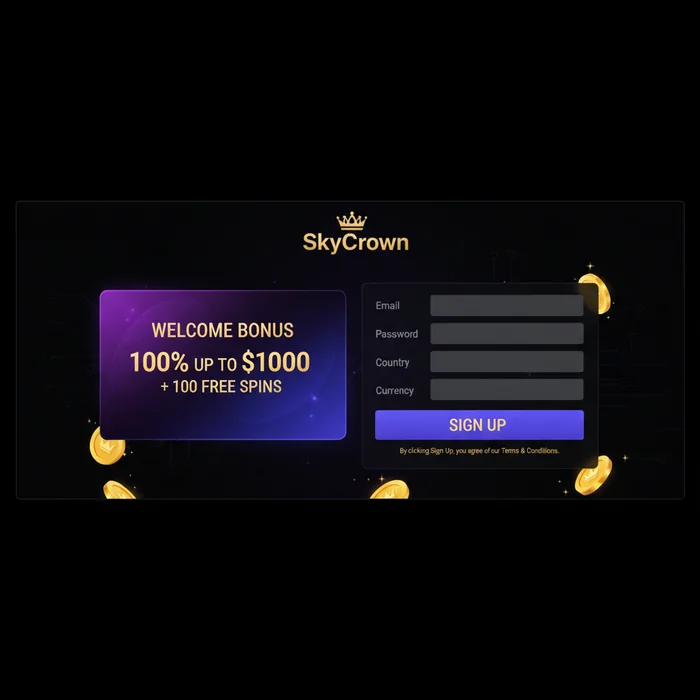 SkyCrown Casino Signup
